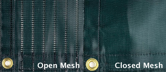 Open and Closed Mesh Windscreens