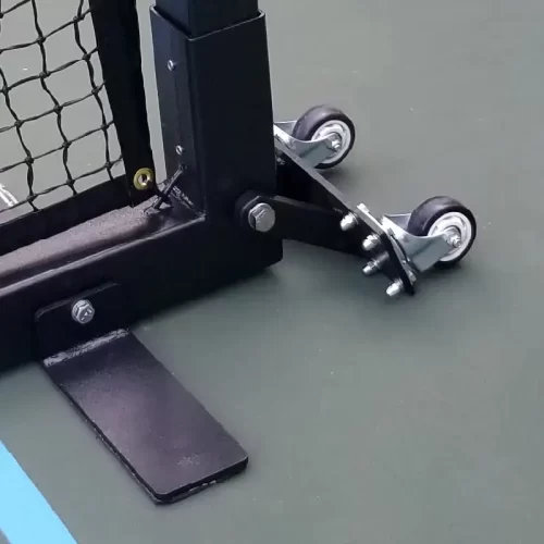 Cambridge Quality Portable Pickleball Net - End transporter provided, unique flat stabilizer legs offer a greater range of play