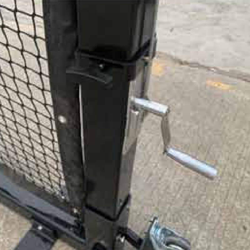 Cambridge Quality Portable Pickleball Net - Removable stainless steel crank