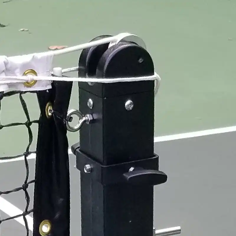 Portable Pickleball Net - aluminum end caps