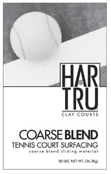 Har-Tru Tennis Court Surfacing - Course Blend